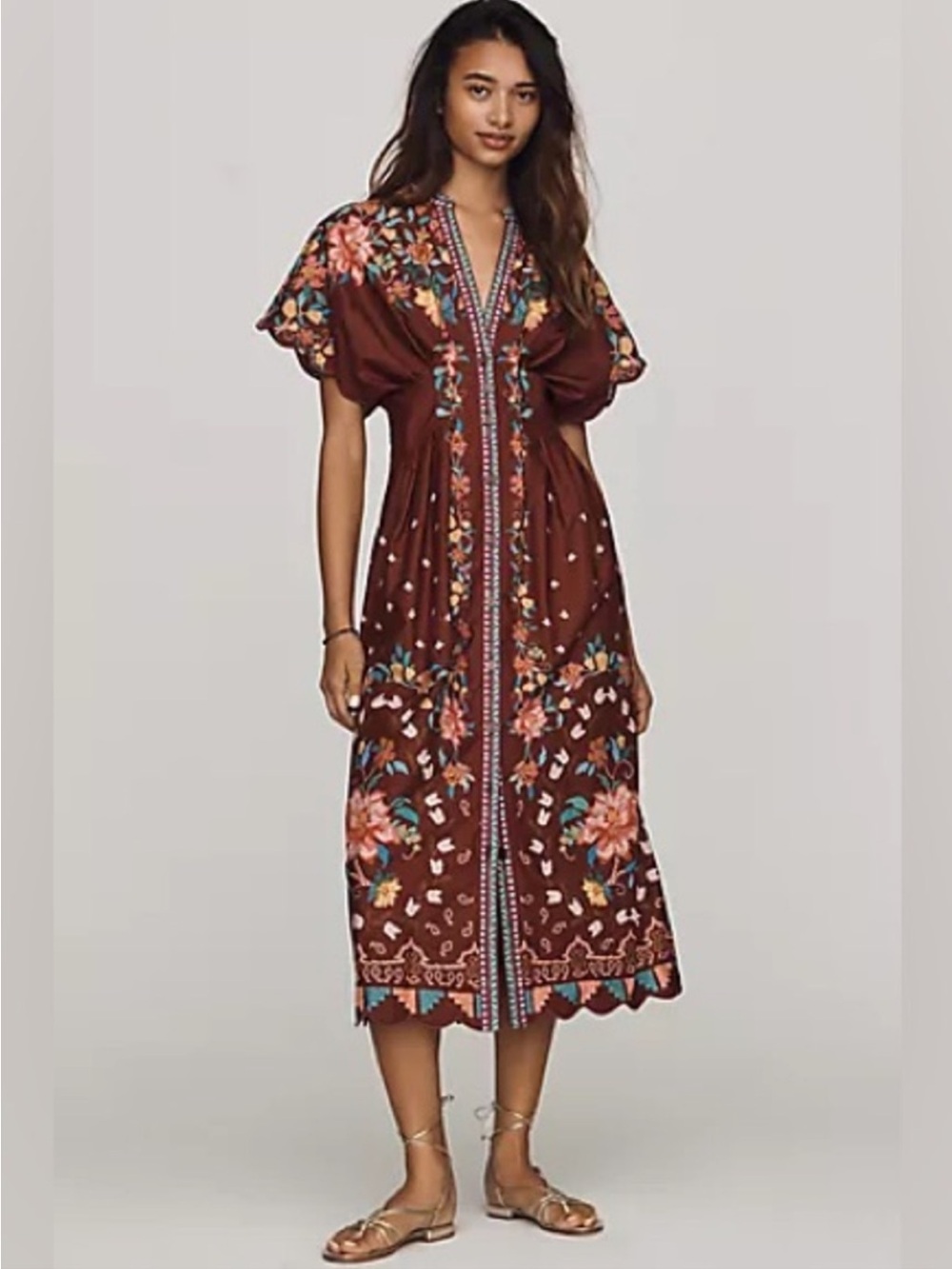 NWT Farm Rio Midi Dress